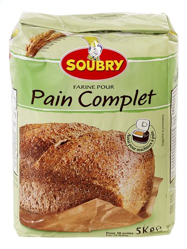 Soubry Farine Pain Complet 5kg Colruyt