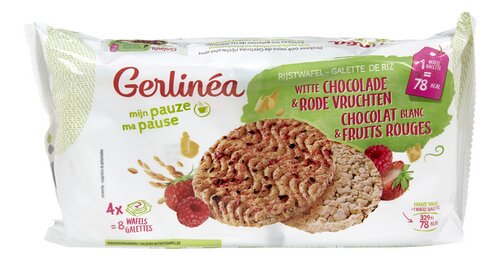 Gerlinéa diéthétique chocolat blanc aux fruits rouges 142g ... Gerlinéa diéthétique chocolat blanc aux fruits rouges 142g ...