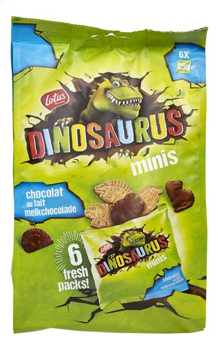 Lotus Biscuits Dinosaurus Mini Chocolat Au Lait 6x25g Colruyt Lotus Biscuits Dinosaurus Mini Chocolat Au Lait 6x25g Colruyt